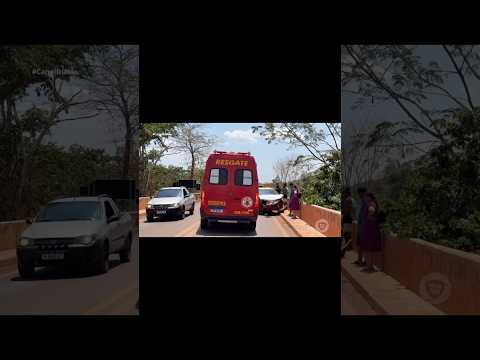 Motorista adormece e colide em ponte na BR-174 em Mato Grosso