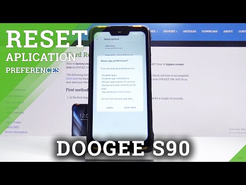 How to Reset App Preferences in DOOGEE S90 – Restore App Defaults