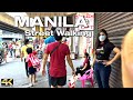 Busy MANILA PHILIPPINES Walking Tour [4K]