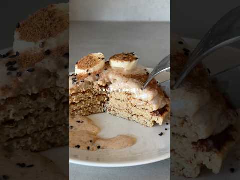 Banános palacsinta recept 🥞🍌🤍 #reggeliötlet #palacsinta #pancakes #recept #sütés #banán