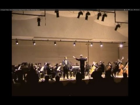 Nicholas Spanos - O Quam Tristis - Marco Rosano's Stabat Mater in Athens