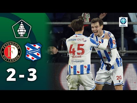 Feyenoord raus! Rivera ist Matchwinner bei Last-Minute-Sieg | Feyenoord Rotterdam - SC Heerenveen