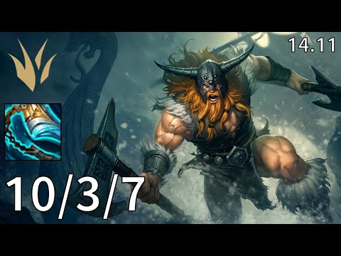 Olaf Jungle vs Nunu & Willump - EUW Diamond | Patch 14.11