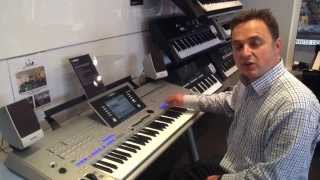 Emptying The 8 Blue Registration Buttons For New Sounds on Yamaha Tyros