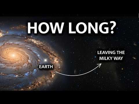If We Left in 2026, How Long Would It Take to Escape the Milky Way?