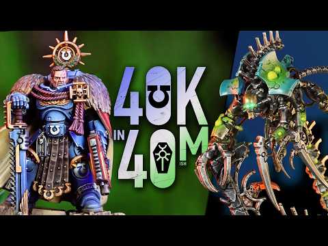The Fight for the 500 worlds Continues! - Necrons v Ultramarines 40k in 40m Warhammer battle
