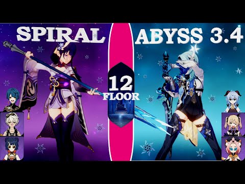 Genshin Impact | How to beat Spiral Abyss 3.4 Floor 12 guide for F2P Players (February)