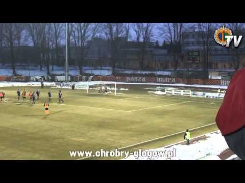 3.04.2013 skrót meczu Chrobry Głogów - Ruch Zdzieszowice 2-0