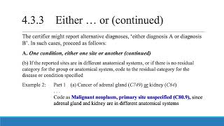 ICD  10 manual mortality coding  Volume 2,4 3 Coding instructions for mortality  multiple causes