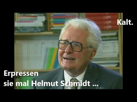 RAF. Schleyer. Erpressen Sie mal Helmut Schmidt ...