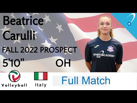 Beatrice Carulli - Nov. 2021 Full Match