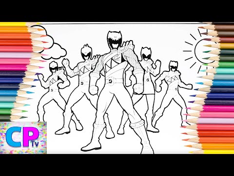 Power Rangers Dino Charge Coloring Pages,Power Rangers Ready for Action,Coloring Pages Tv