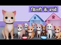 Billi Ke Bache Cat Cartoon Cat Meowing Cat Cat Videos Meow Meow Billi Cats Kittens