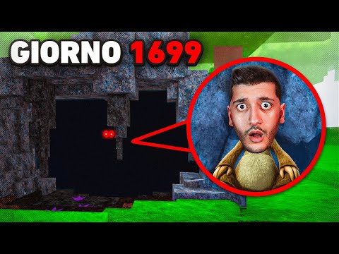 SONO SOPRAVVISSUTO 99 NOTTI nella CAVERNA del NUOVO BOSS!! ROBLOX ITA
