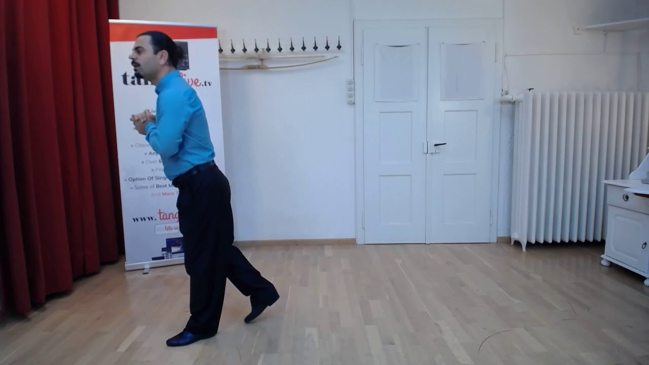Tango Live Lesson / Ozgur Demir / English / all Levels Leader Technique 1