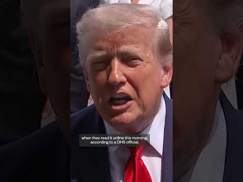 Trump overturns DHS order to halt ICE traffic stops