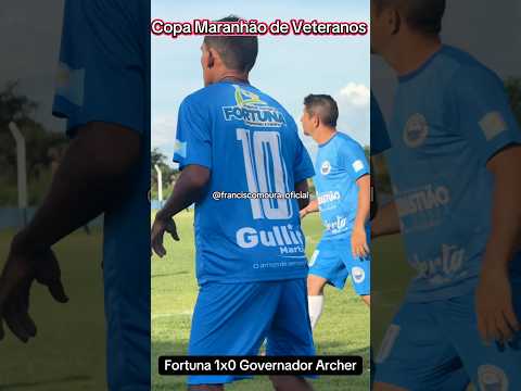 COPA MARANHÃO DE VETERANOS 2026. Fortuna vence Governador Archer por 1 a 0. #futebol #Veteranos ✅⚽️