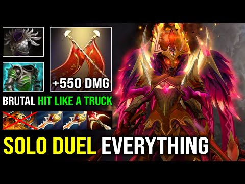 Everyone is a Creep to this LC +550 Duel Damage Hit Like a Truck vs Double Rapier Clinkz Dota 2