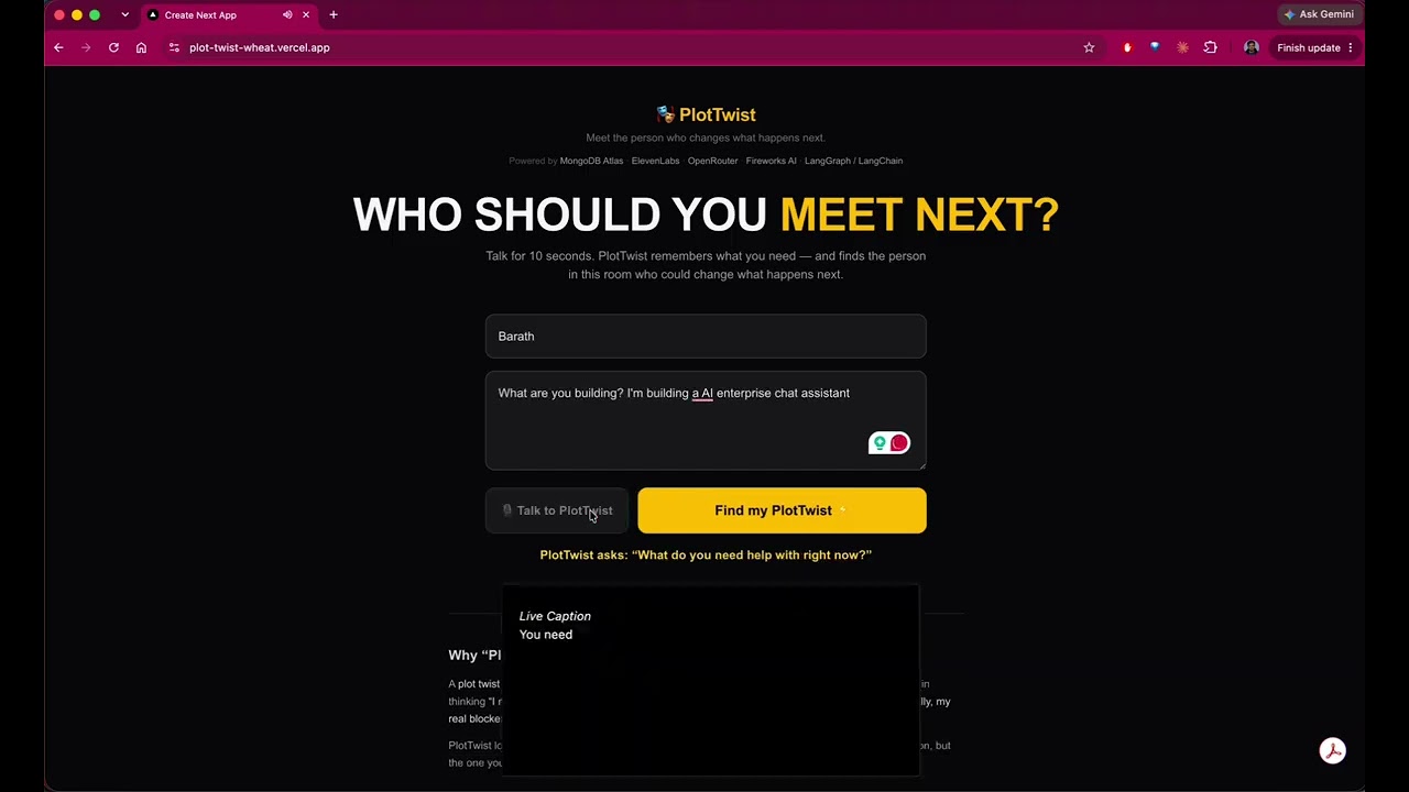 PlotTwist project preview
