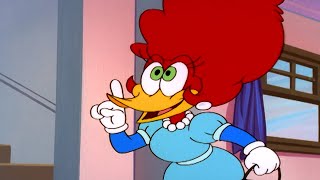 A Mudança de Visual do Pica-Pau! 💄 | Pica-Pau em Português