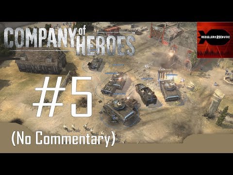 Company of Heroes: Invasion of Normandy Campaign Playthrough Part 5 (Montebourg, No Commentary)
