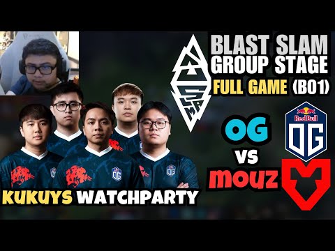 FULL GAME (BO1) | OG VS MOUZ | KUKUYS WATCHPARTY | BLAST SLAM V GROUP STAGE
