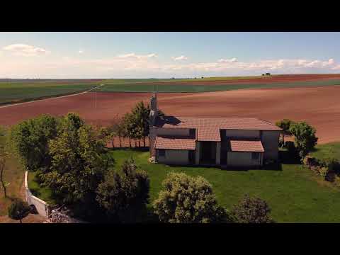 Vistas aéreas de Royuela de Ermita la Virgen de Nava - Villamayor de los Montes Río Franco