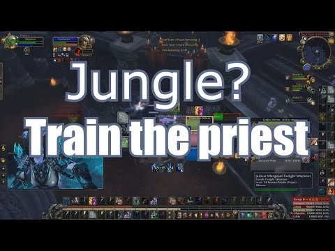 WoW Legion 7.2 Arena 3v3 - RSham MM Ret - fighting lots of jungle cleave. Dayum scary dude