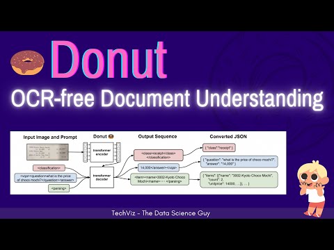 Donut 🍩: Transformador de compreensão de documentos sem OCR (passo a passo do artigo de pesquisa)