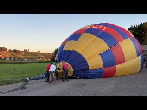 Ballonfahrt in Trüllikon