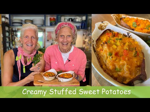Creamy Stuffed Sweet Potatoes