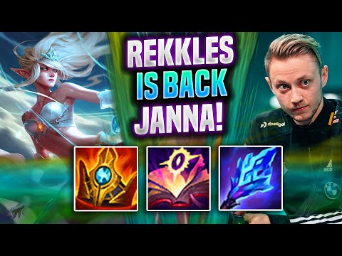 REKKLES BRINGS BACK JANNA! - KC Rekkles Plays Janna SUPPORT vs Nami! | Preseason 2022