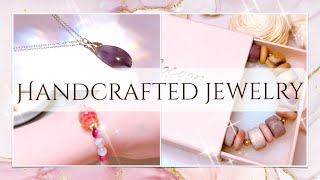 【天然石】ハンドメイドジュエリーのオンラインショップをオープンしました! | I've opened an Etsy shop! | Handcrafted Jewelry