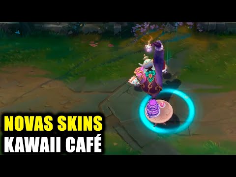 SKINS KAWAII CAFÉ -  VLADIMIR, SORAKA, GWEN, ANNIE, BARDO E SIVIR
