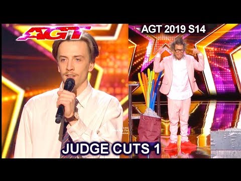 Andy Rowell Karaoke singer & Jecko | America's Got Talent 2019 Judge Cuts