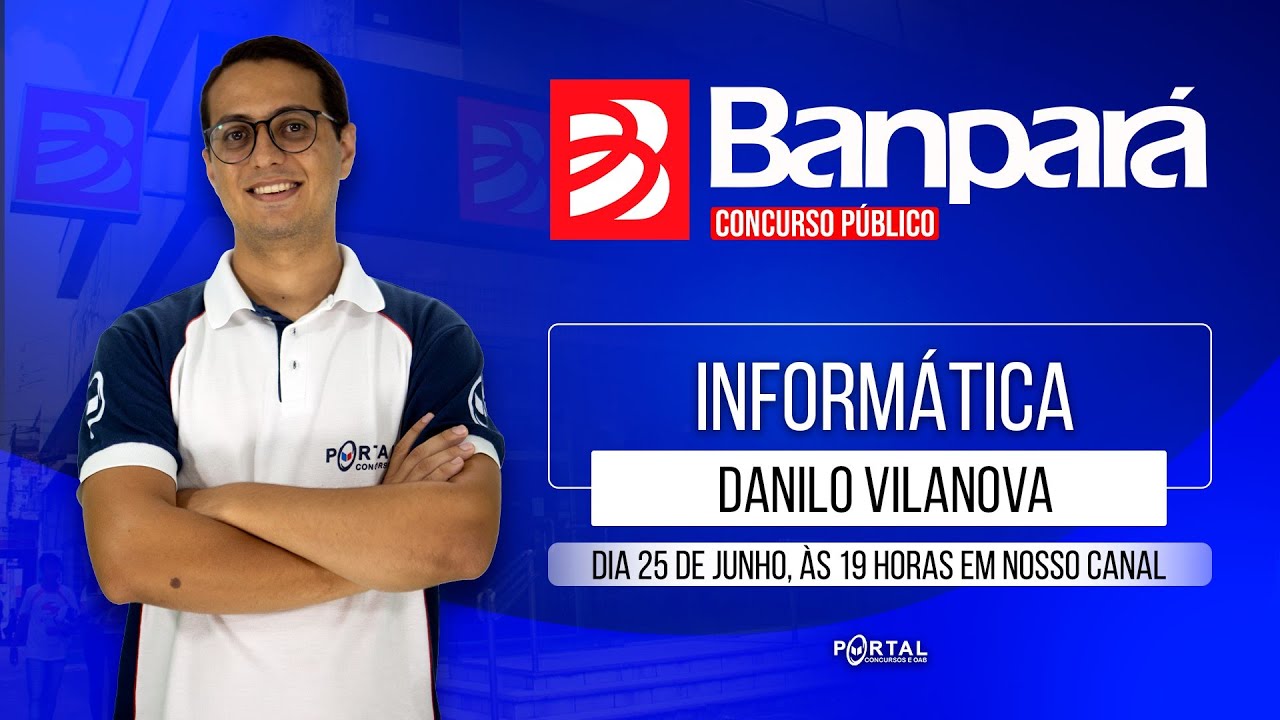 CONCURSO BANPARÁ: INFORMÁTICA @CursosdoPortal