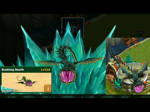 Rushing Death max level 124-limited exclusive-titan mode||Dragons rise of Berk