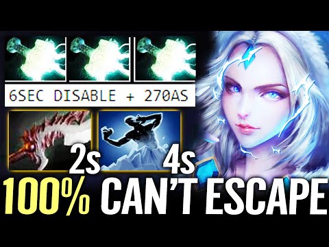 🔥 Can't Escape from this Rylai — Abyssal Blade + Mjollnir +270AS 6SEC Disable WTF META Dota 2 Pro