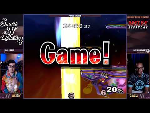 Smash'N'Splash 4 TOP 64 WINNERS QUALIFIER - Boyd (Ice Climbers) vs IMT | Shroomed (Marth)