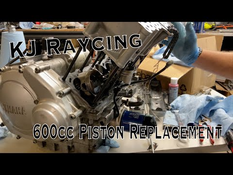 600cc Motorcycle Piston Replacement: KJ Raycing VF-1 Crosskart