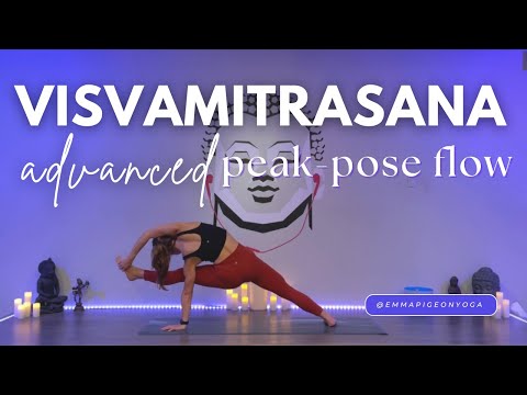 Advanced Powerful Vinyasa Flow | 60 Minute Yoga Class | Arm Balance Visvamitrasana Workshopped!