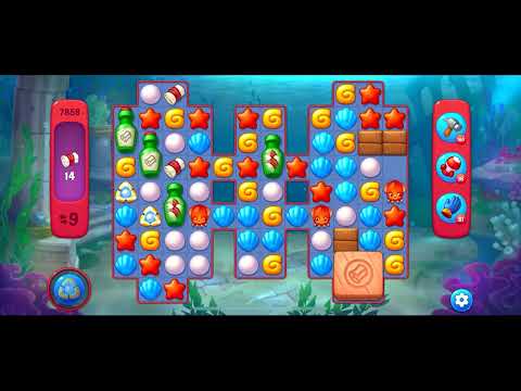 Fishdom Hard level 7858 no boosters フィッシュダム