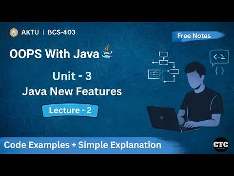 Oops With Java Unit 3 Type Annotations Java Module System Lecture 2 Bcs 403 Aktu