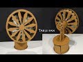 DIY Table Fan How To Make A Cardboard Table Fan At Home Battery Powered
