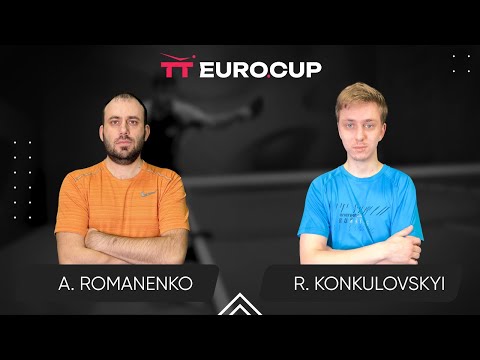 16:45 Andrii Romanenko - Roman Konkulovskyi 06.07.2025 TT Euro.Cup Ukraine Master. TABLE 4
