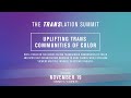 Transhood TRANSlation Summit | Day 3 – Uplifting Trans Communities of Color | HBO