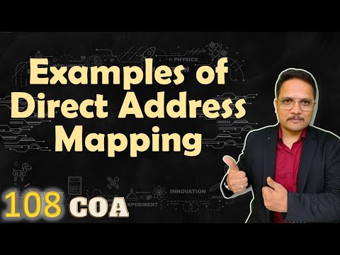 Example of Direct Address Mapping in Cache Memory