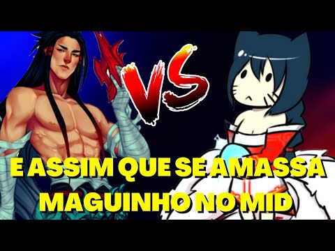 MONO YONE DEIXA AHRI 2/11 E CARREGA O GAME - Yone vs Ahri - League of Legends