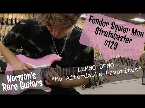 Обзор электрогитары Fender Squier Mini Strat
