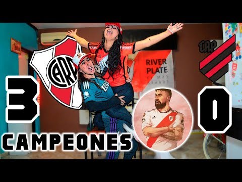 RIVER PLATE 3 VS ATLETICO PARANAENSE 0 | VIDEO REACCION DE HINCHAS | CAMPEON DE LA RECOPA 2019